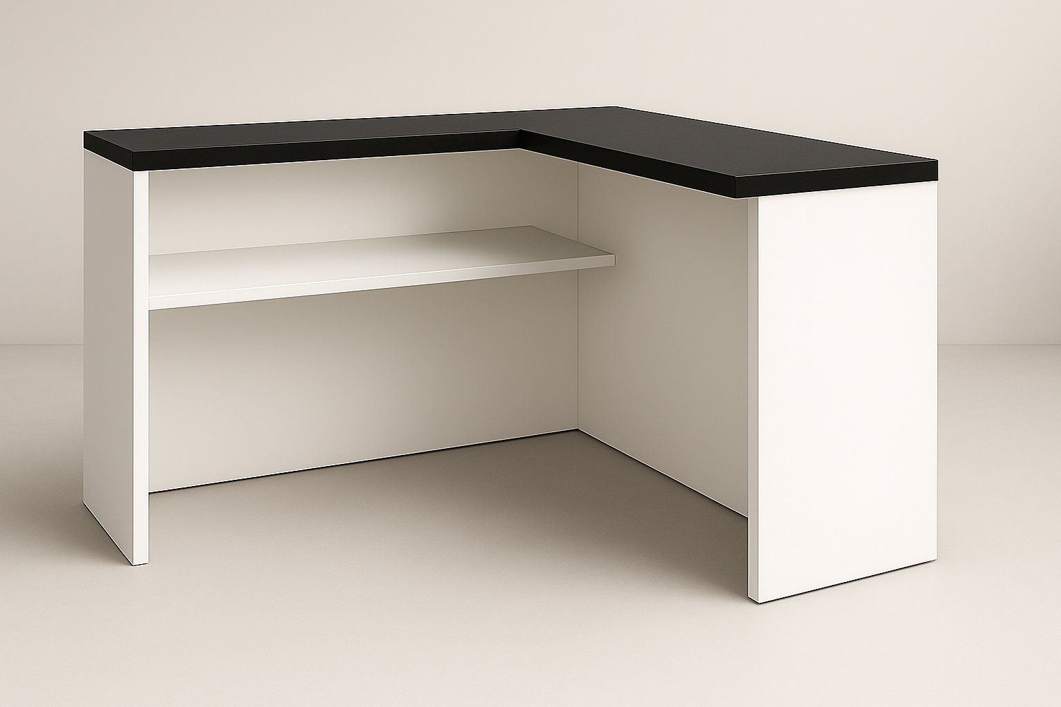 Recepción o Mostrador angle  negro