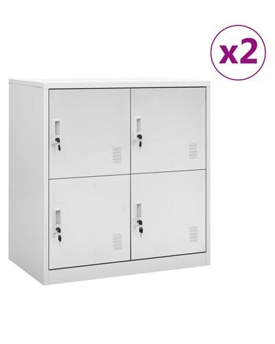 Taquilla de metal 4 puertas 2 UNIDADES