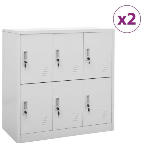 Taquilla de metal 6 puertas 2 UNIDADES